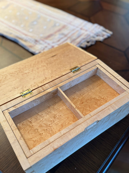 Dovetailed Keepsake Box in Bird's Eye Maple